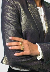 Sissy-Boy CROPPED-OPTIK - Blazer - gold