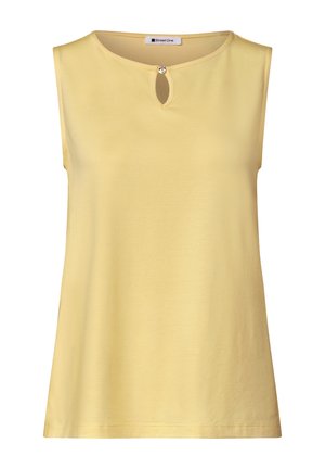 Street One, TOP MIT U-BOOT-AUSSCHNITT - Débardeur - soft yellow
