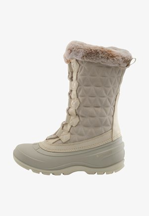 Kamik DAMEN STIEFEL STIEFEL WINTERSCHUHE SNOVALLEY6 WK2102 WEISS OWH WHITE LEDER/SYNTHETIK MIT EVA - Snørestøvletter - grey