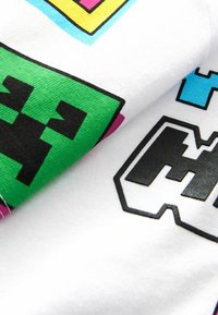 Next MINECRAFT REGULAR FIT - Apdrukāts T-krekls - white