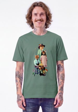 watapparel, FANCY FOX UNISEX - T-Shirt print - green bay