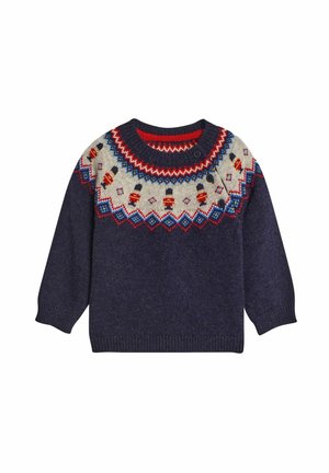 KINGS GUARDS FAIRISLE PATTERN  - REGULAR FIT - Stickad tröja - navy