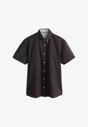 Next, REGULAR FIT - STRETCH OXFORD SHORT SLEEVE - Hemd - rust brown