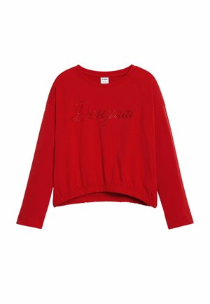 Långärmad tröja - red