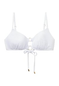 WHITE WAVES - Bikini-Top - wave white