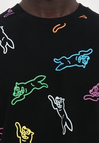 Icecream RUNNING DOG - Print T-shirt - black