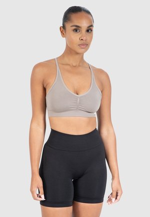 SOLID ICON SPORTS BH - Brassières de sport à maintien léger - hellbraun
