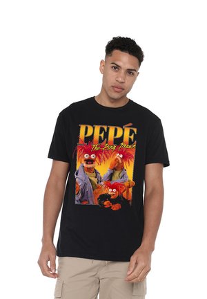 Disney, THE MUPPETS PEPE HOMAGE - Print T-shirt - black