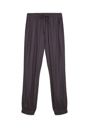 Terranova, JOGGING WITH A DRAWSTRING AND SOLID CUFFS - Pantaloni sportivi - antracite
