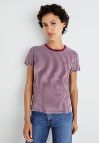 Levi's® THE PERFECT TEE - Lihtne T-särk - collegiate burgundy