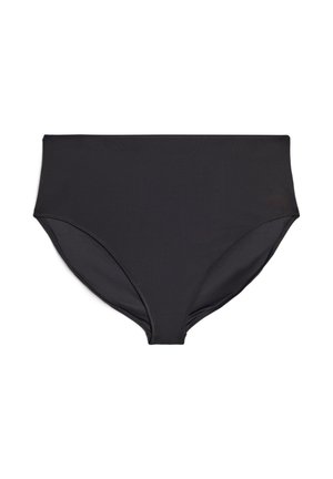 EINFARBIGE HOCH TAILLIERTE  - Bikiinide alumine osa - black