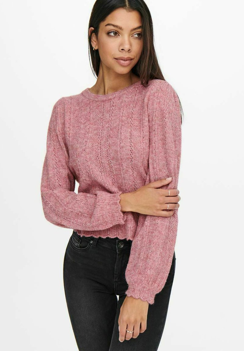 Damen Strickjacken | JDY Strickpullover nostalgia rose/rosa - NE66943 Damen Strickjacken | JDY Strickpullover nostalgia rose/rosa - NE66943