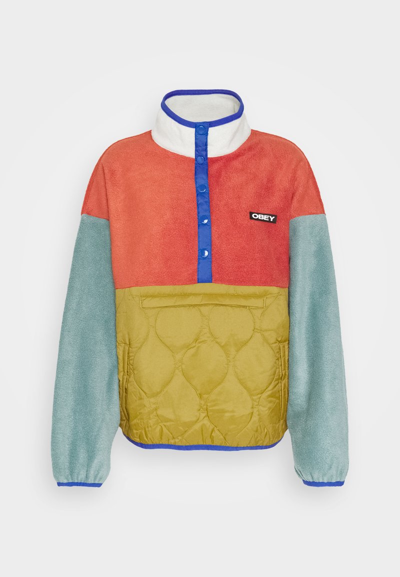 Obey Clothing Juniper Popover Fleecepullover Orange Zalando De