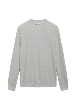 Mango MICROSTRUCTURED - Stickad tröja - grey