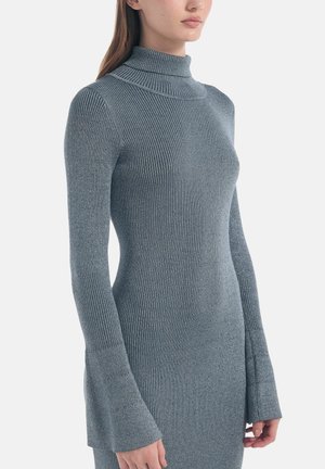 Adlysh ELEGANCE  - Strickkleid - metallic denim
