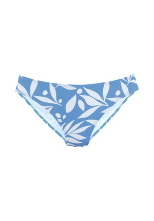Bikini-Hose - blau/weiß bedruckt