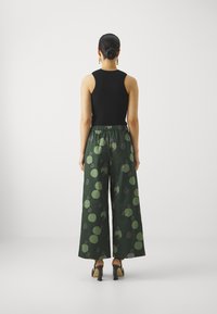 Max Mara Leisure Kalhoty - dark green