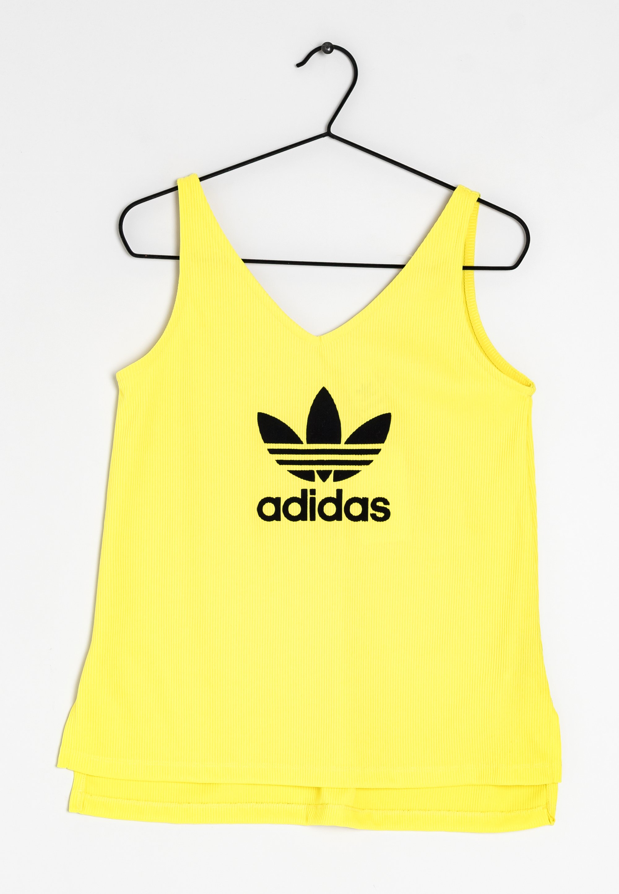Crop Top Top Adidas Amarillo Adidas Originals Top Yellow/amarillo