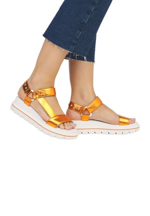 Rieker Sport Platform sandals - orange