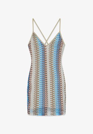 Guess, Robe fourreau - mehrfarbig grundton blau