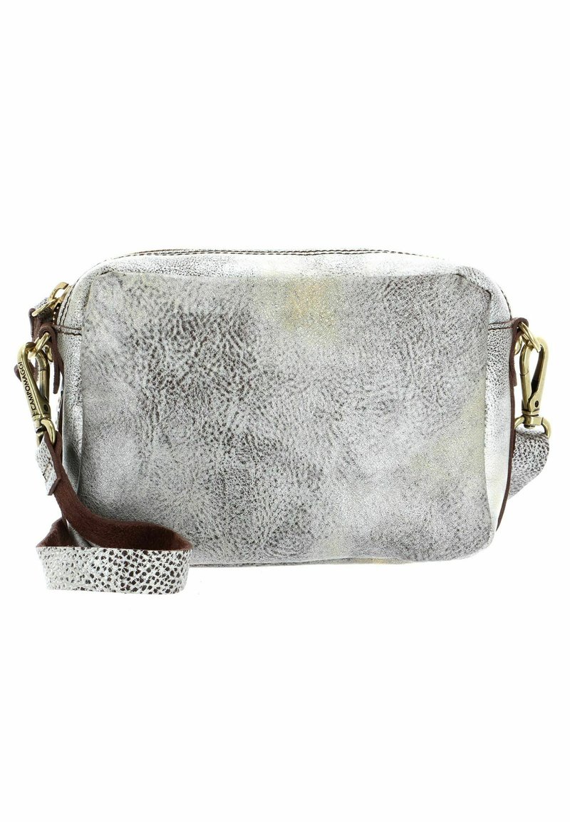 Damen Handtaschen | Campomaggi BOWLING Umhängetasche platino/silberfarben - ON95577 Damen Handtaschen | Campomaggi BOWLING Umhängetasche platino/silberfarben - ON95577