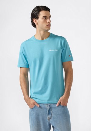 SS TEE ICONS CONTRAST - T-shirt basic - light blue