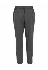 Object OBJLISA SLIM PANT - Broek - medium grey melange