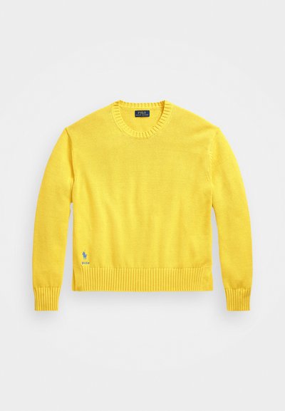 Polo Ralph Lauren COTTON CREWNECK SWEATER - Strikkegenser - sunfish yellow