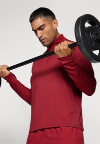 Under Armour VANISH 1/4 ZIP - Langærmet T-shirt - cardinal
