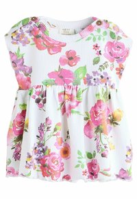Next PEPLUM 2 PIECE SET REGULAR FIT - Šortky - white floral