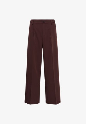 Kaffe, KASAKURA WIDE PANT - Pantalon classique - fudge