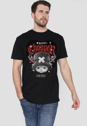 Cotton Soul, ONE PIECE CHOPPER HEAVY FRONT - Print T-shirt - black