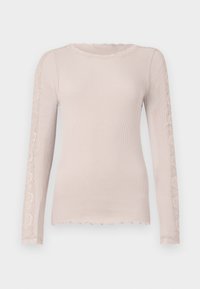 BERNADINE  REGULAR O NECK - Pitkähihainen paita - vintage powder