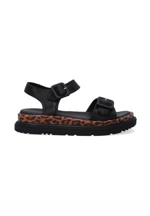 Plateausandalette - black
