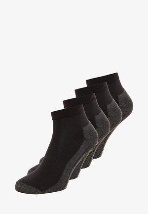 SPORT QUARTER BOX 4 PACK - Calcetines de deporte - black