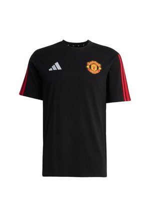 adidas Performance, ADIDAS PERFORMANCE MANCHESTER UNITED DNA T-SHIRT - Triko s potiskem - black
