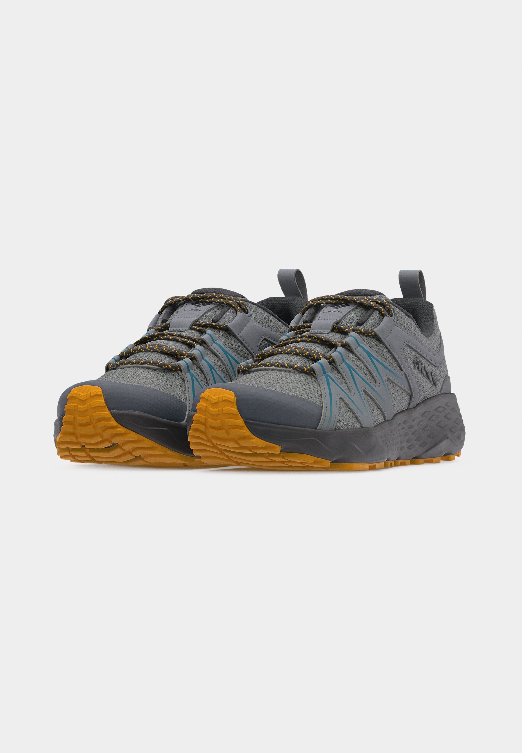 Columbia PEAKFREAK ROAM - Hiking shoes - monument/teal chloride
