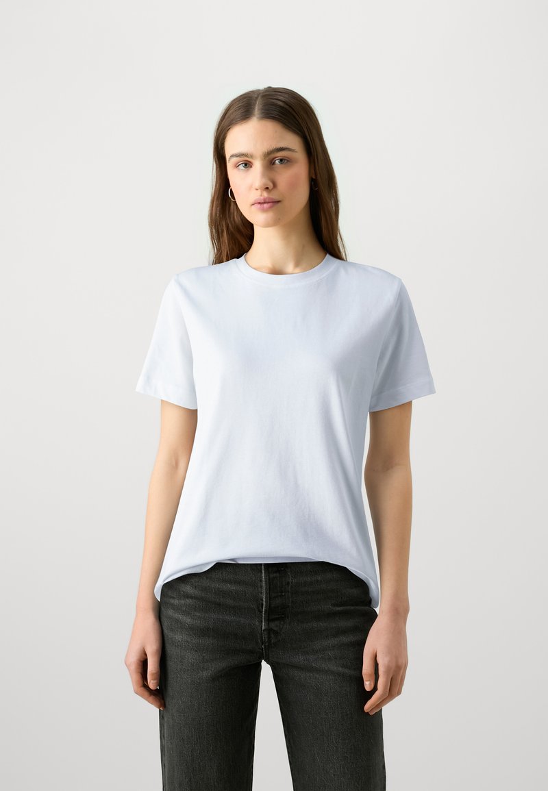 Samsøe Samsøe - CAMINO - T-shirt - bas - white, Förstora