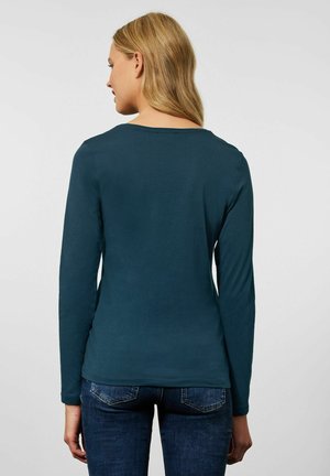 BASIC LANGARM - Long sleeved top - blau