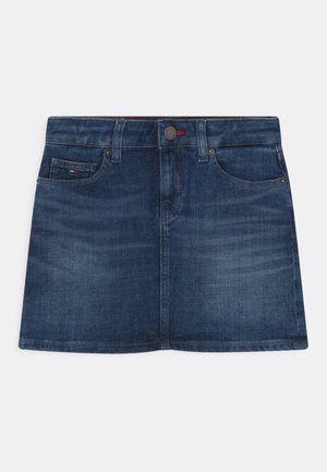 REGULAR SKIRT - Minirock - blue denim