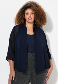Ulla Popken SHAWL COLLARED - Giacca leggera - marine