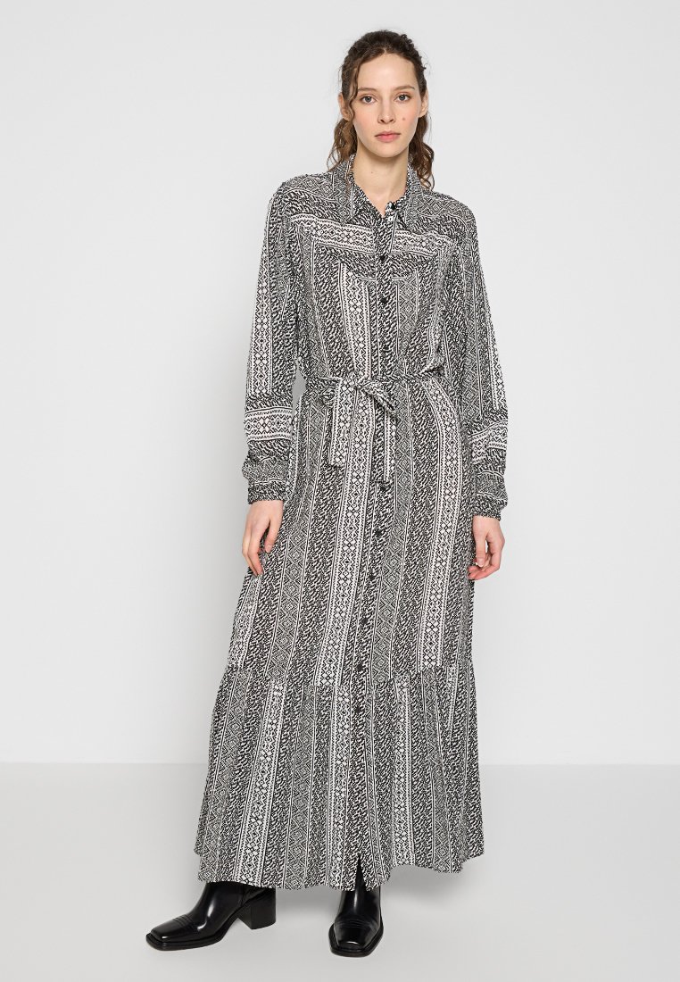 Dante6 Maxi-jurk antraciet gemêleerd Dante6 Maxi-jurk antraciet gemêleerd