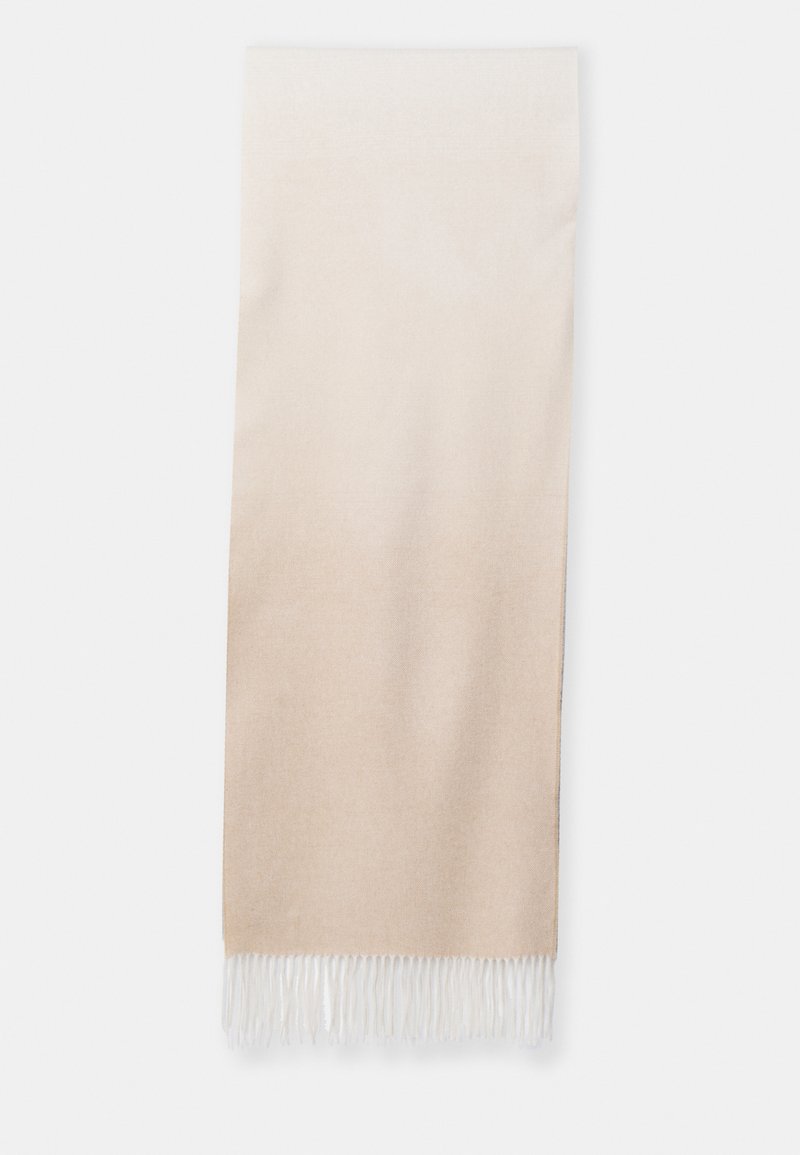 Johnstons of Elgin OMBRÉ SCARF UNISEX - Scarf - camel/silver