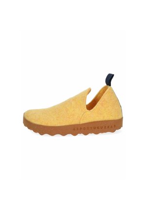 CITY TWEED - Mocassins - yellow