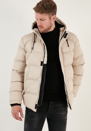 REGULAR FIT - Winterjacke - stone