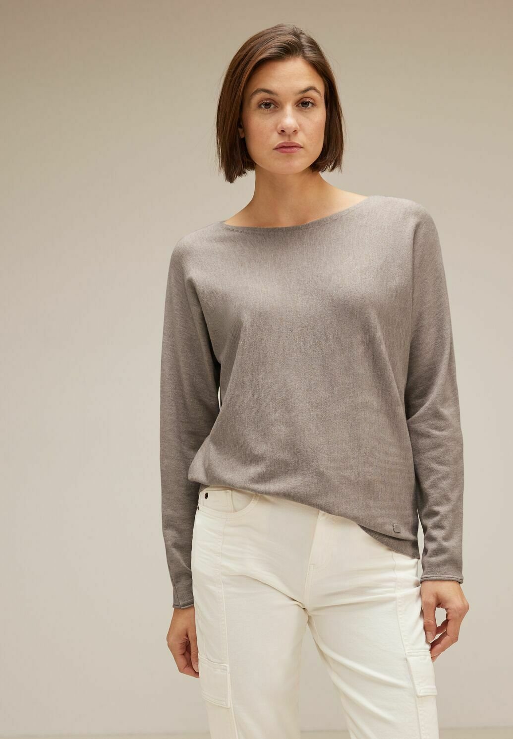 Street One Maglione Donna Dolman Con Scollo A Barchetta – Morbido E Comfortevole, Maniche Lunghe, Taglio Casual – Collezione Autunno Inverno