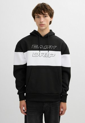 Jersey con capucha - black
