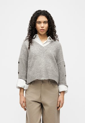 SOLANGE COZY DAYS - Jersey de punto - grey melange