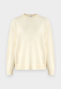 Strickpullover - cream whit
