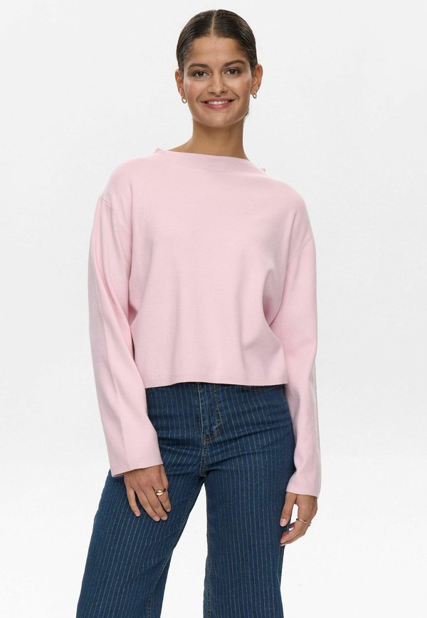 CARMA CROP  - Strickpullover - cherry blossom